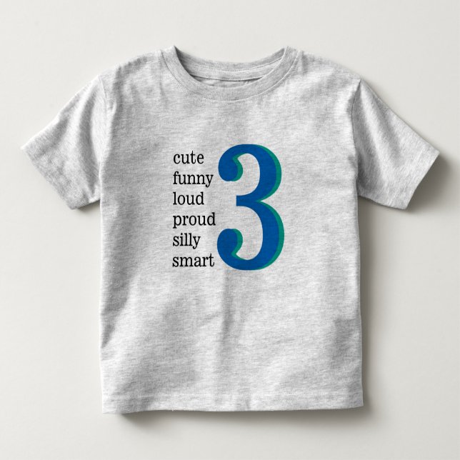 Jag är 3 Shirt T-shirt (Framsida)