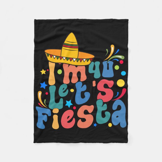 Jag är 40, låt oss festa  fleecefilt (Framsidan)