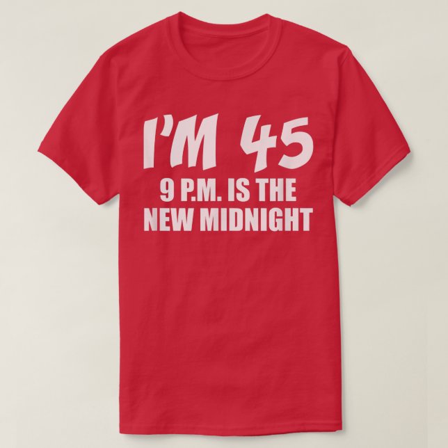 Jag är 45 t shirt (Design framsida)
