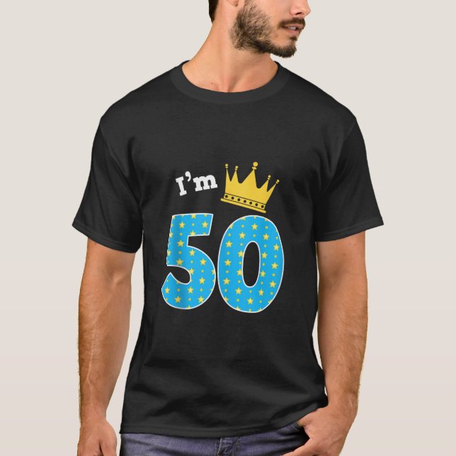 Jag är 50:e födelsedagstjudet i Kung 50-årsjubileu T Shirt (Framsida)