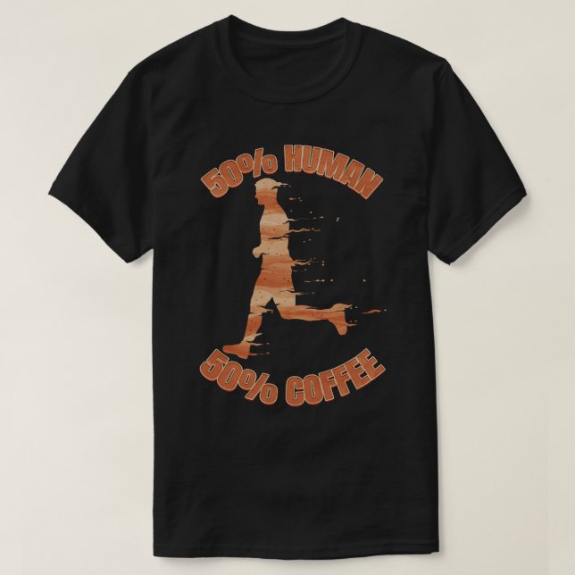 Jag är 50 man och 50 kaffe t shirt (Design framsida)