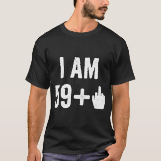 Jag är 59 1 Mitten Finger T Shirt