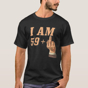Jag är 60 (60:e födelsedag närvarande) t shirt