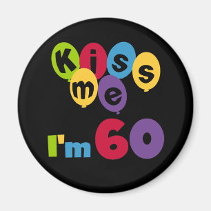 Jag är 60 på födelsedagen Tshirts och presenter. Magnet