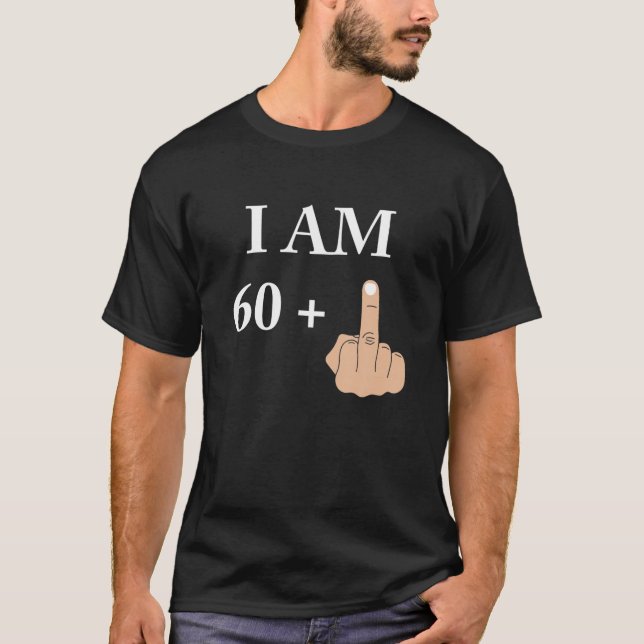 Jag är 60 Plus 1 Funny 61Sjätte födelsedagen 1959  T Shirt (Framsida)