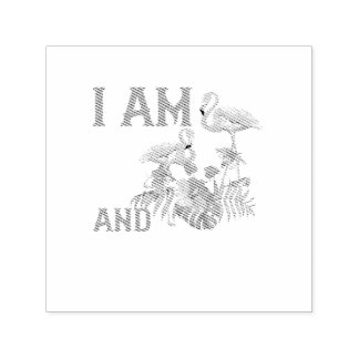 Jag är 6 och Flamazing Självfärgande Stämpel