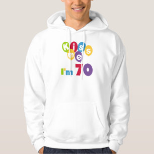 Jag är 70 på födelsedagen T-shirts och presenter. Sweatshirt Med Luva
