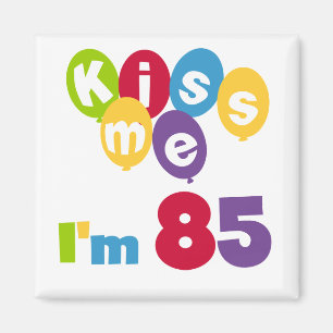 Jag är 85 på födelsedagen T-shirts och presenter. Magnet