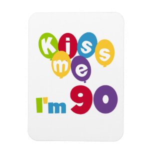 Jag är 90 på födelsedagen T-shirts och presenter. Magnet