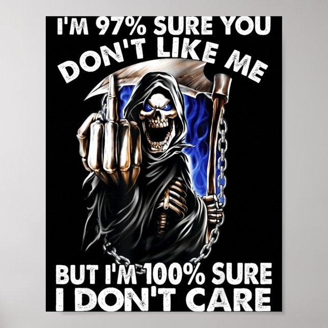 Jag är 97% säker på att du inte gillar mig  poster (Framsidan)