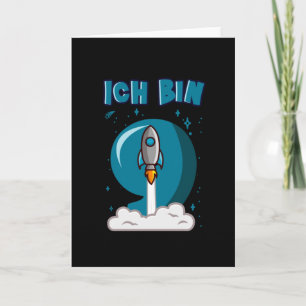 JAG ÄR 9 ÅR GAMLA 9:e födelsedag Kort