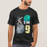 Jag är 9 Space Astronaut Kid Måne Walker 9th Birth T Shirt<br><div class="desc">Jag är 9 Space Astronaut Kid Måne Walker.</div>