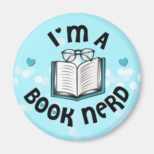 Jag är A Bok Nerd Magnet