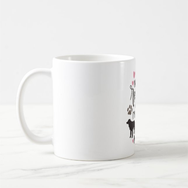 Jag är A Hund Mamma Kaffemugg (Vänster)