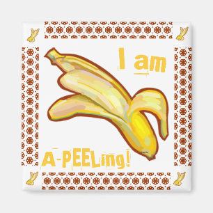 Jag är A-Peeling Banana Magnet