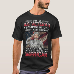 Jag är A S Veteran T Shirt