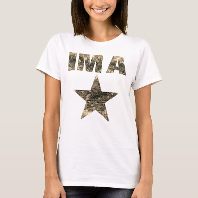 Jag är A Star T-Shirt (Framsida)