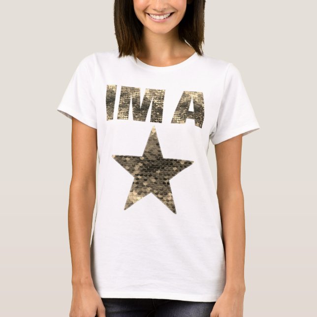 Jag är A Star T-Shirt (Framsida)