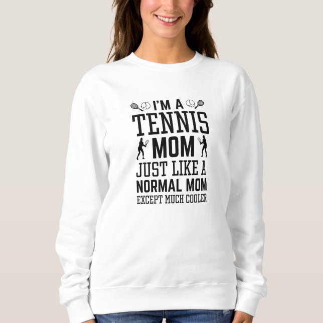 Jag är A Tennis Mamma T Shirt (Framsida)