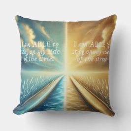 Jag är ABLE - Affirmation Dekorativ kudde