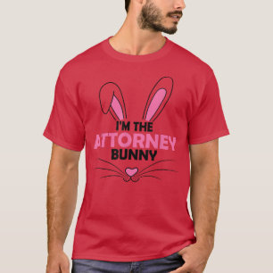 Jag är advokat Bunny Graphic Cute Påsk Day Cos T Shirt
