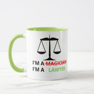 Jag är advokat, inte en magician-funny offert fö mugg