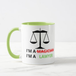 Jag är advokat, inte en magician-funny offert för  mugg