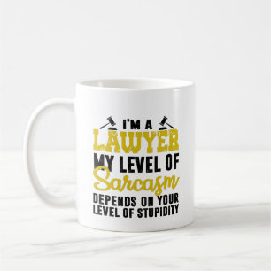Jag är advokat Studenten Gift Kaffemugg