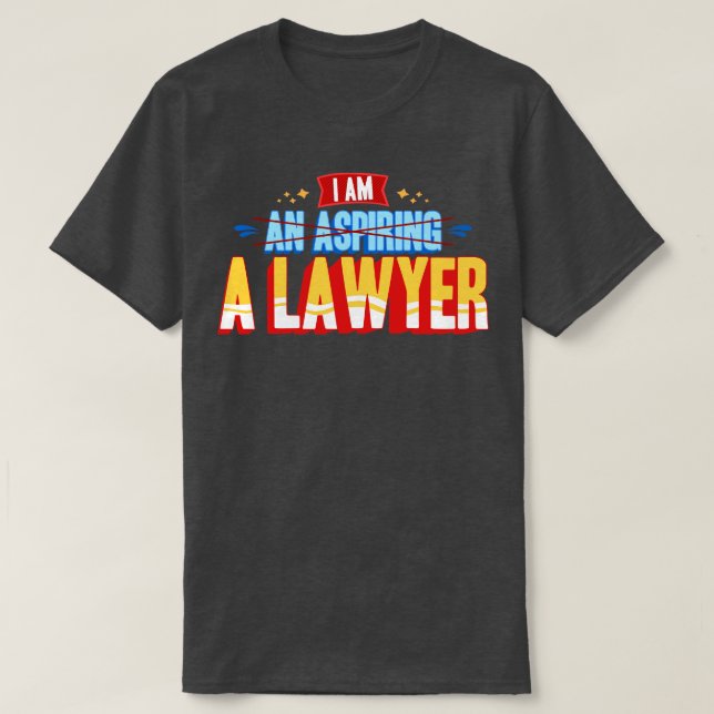 Jag är advokat t shirt (Design framsida)