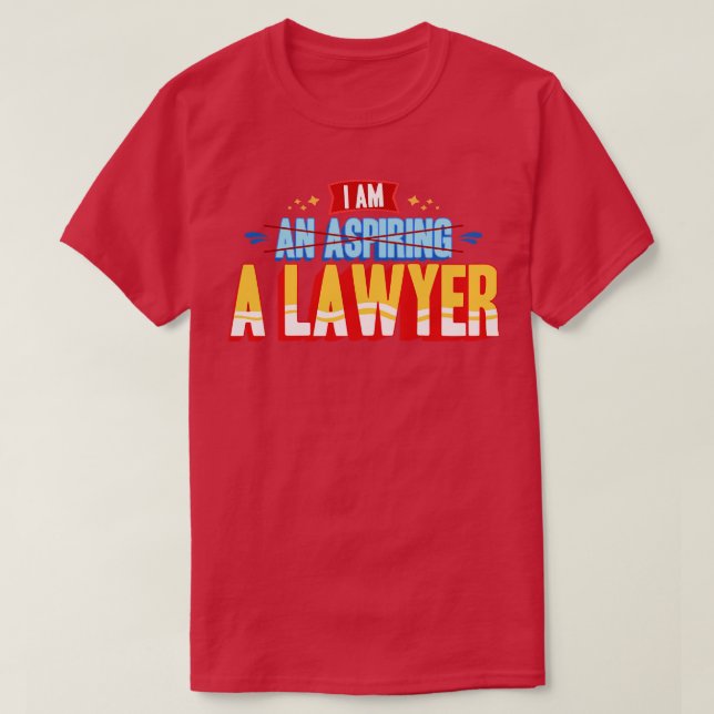 Jag är advokat t shirt (Design framsida)
