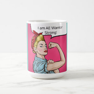Jag är AE Warrior Strong! mugg