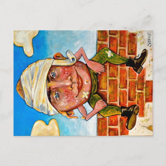 Jag är äggmannen. vykort (Framsida)