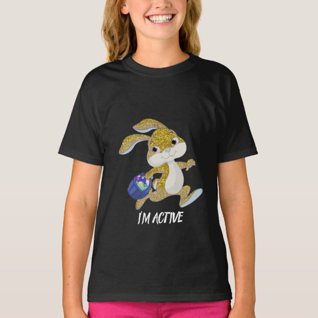 JAG ÄR AKTIV GIRL T SHIRT (Framsida)