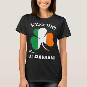 Jag är albansk Shamrock Albanien St Patrick's T Shirt