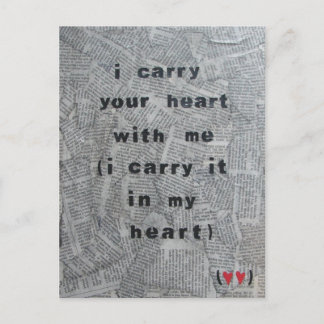 Jag är aldrig utan vykort