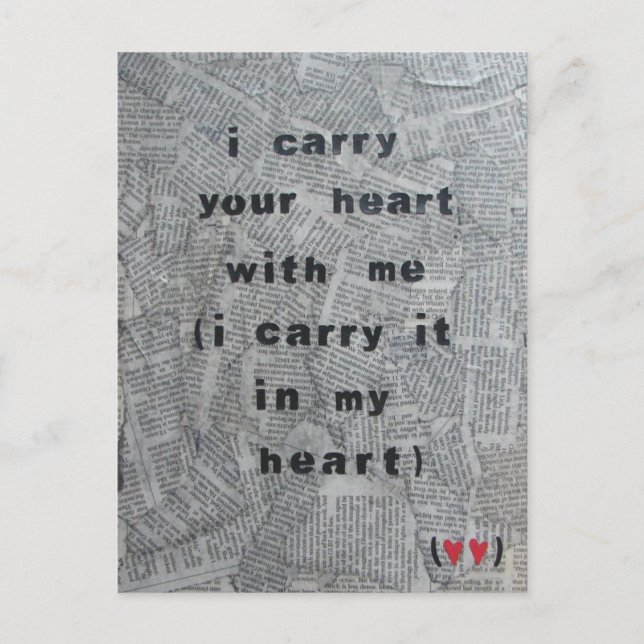 Jag är aldrig utan vykort (Framsida)