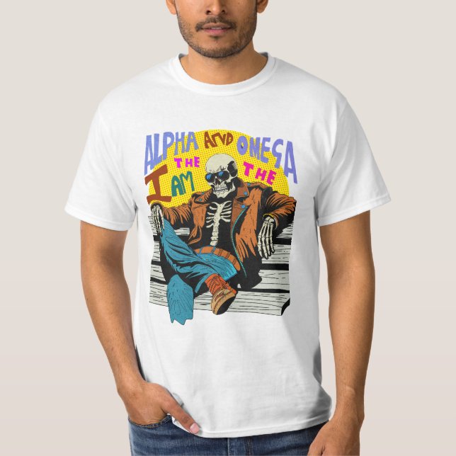 Jag är Alfa och Omega T Shirt (Framsida)