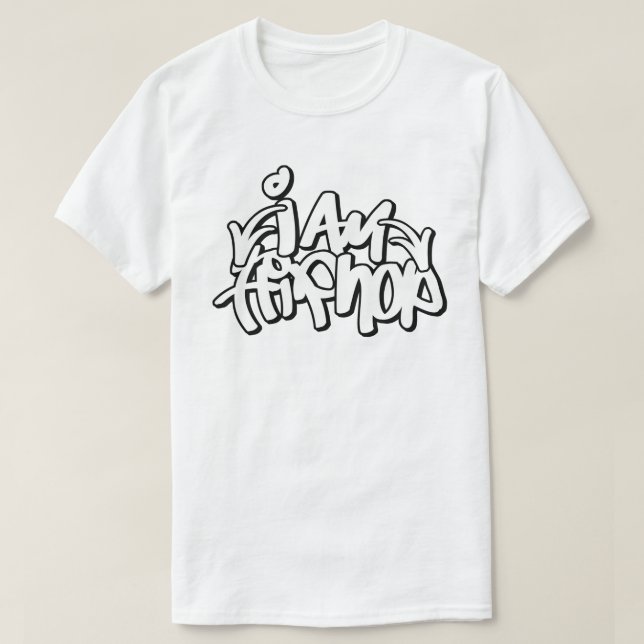 Jag är all Hiphop T Shirt (Design framsida)