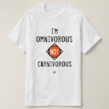Jag är allätande, inte köttätande