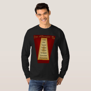 Jag är allergisk mot ~ Dorks ~ Idiots ~ Morons ~ E T Shirt
