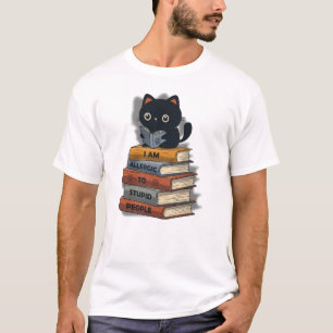 Jag är allergisk mot dumma människor t shirt