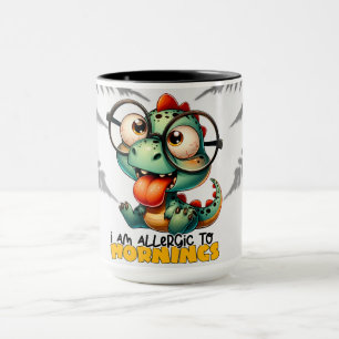 "Jag är allergisk mot marnings" kaffe/te Mugg