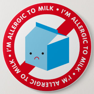 Jag är allergisk mot mjölk! knapp