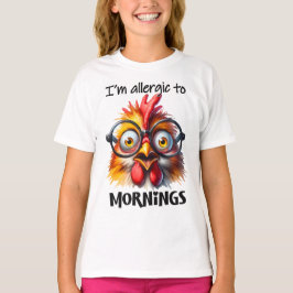 Jag är allergisk mot morgnar! t shirt