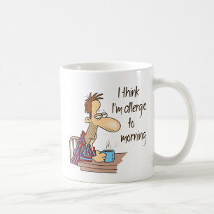 Jag är allergisk mot tänka. kaffemugg