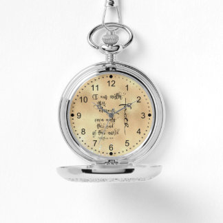 Jag är alltid med dig, bibelverse armbandsur