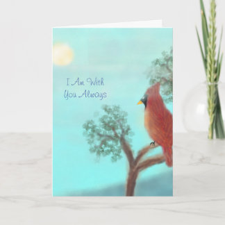 "Jag är alltid med dig" personlig standard Kort