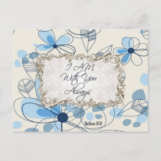 "Jag är alltid med dig" - vykort