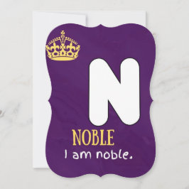 JAG ÄR ALPHABET N AFFIRMAARD-FÖR BARN