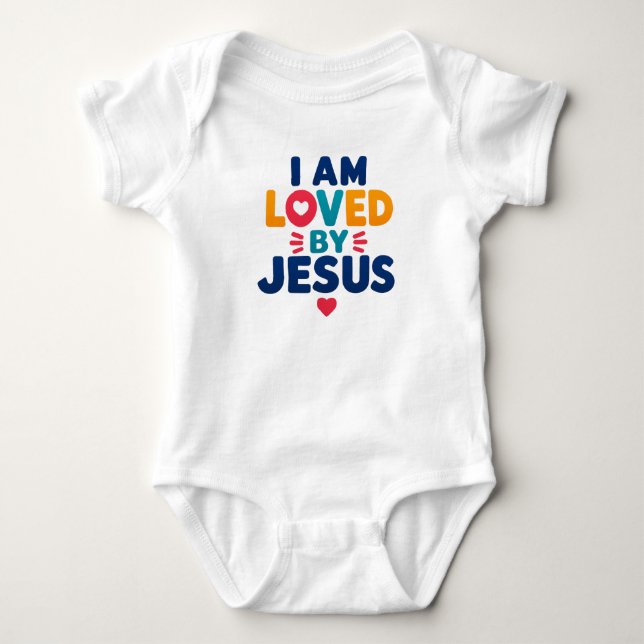 Jag är älskad av Jesus T Shirt (Framsida)